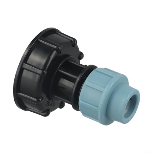 Effizientes Verwalten Sie Ihren Wasserbedarf, gerader Kunststoff-Auslassadapter, kompatibel mit mehreren Größen (gerader Auslass 20 mm) von Puupaa
