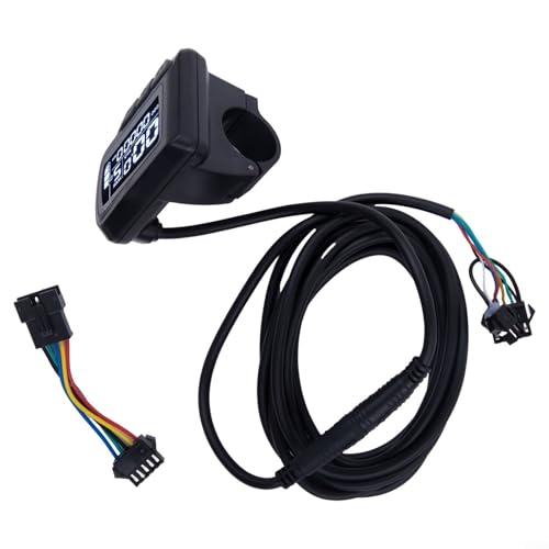Elektrofahrrad Display für EN06, E-Bike Display Controller Motor Instrument, LCD Display Bedienfeld mit automatischer Spannungserkennung von Puupaa