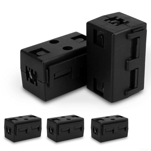 Ferrit-Ringkern-Rauschunterdrücker für USB- und Headset-Kabel reduziert für eine sauberere Signalübertragung (8 mm) von Puupaa