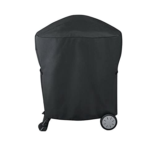 Grill-Abdeckung, wasserdichte Gasgrill-Abdeckung, schwarzer Gasgrillschutz für Weber Q100 Q200 Series Gasgrill-Aufbewahrungstasche (54 x 76 x 69 cm), 1 Stück von Puupaa