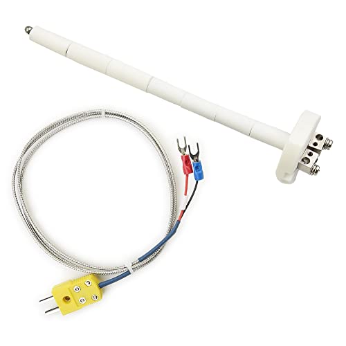 K-Typ Thermoelement Sensor Sonden Thermoelement Block Keramik Ofensonde 2372/1300 Grad F/C 11G Hohe Werkzeugtemperaturbereich von -50 bis 1300 °C von Puupaa
