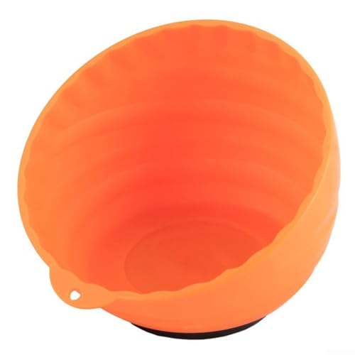 Magnetische Schüssel für Automobil-Werkzeug-Organisation, 15,2 cm, Kunststoff-Design (orange) von Puupaa