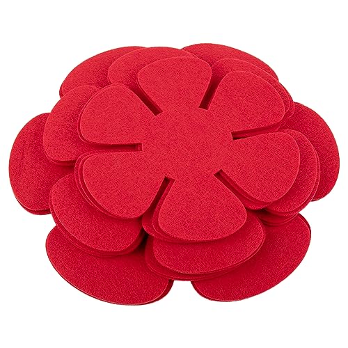 Pfannenschutz, größere und dickere Pfannenschutz-Pads, 3 verschiedene Größen, 20,3 cm, 20,3 cm, 30,5 cm, zum Schutz und Trennen von Töpfen und Pfannen, Rot, 12 Stück Pfannenschutz, größere und dickere Pfannenschutz-Pads, 3 verschiedene Größen, 20,3 cm, 20,3 cm, 30,5 cm, zum Schutz und Trennen von Töpfen und Pfannen, Rot, 12 Stück von Puupaa