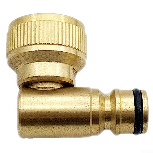 1PC Messing abgewinkelte Hahnverbinder, 90 Grad Garten Wasserhahn Adapter Rotary Connector Für Hahn Zu Erweiterbaren Gartenschlauch, Weibliche Schlauch Adapter 1PC Messing abgewinkelte Hahnverbinder, 90 Grad Garten Wasserhahn Adapter Rotary Connector Für Hahn Zu Erweiterbaren Gartenschlauch, Weibliche Schlauch Adapter von Puupaa