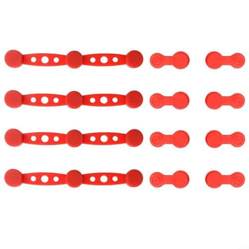 Puupaa 4 Set Air Fryer Magnet Silikon Schnalle zum Halten von Air Fryer Pergamentpapier, Air Fryer Silikon Liner Kochen Zubehör für Fixierung Pergamentpapier (rot) von Puupaa