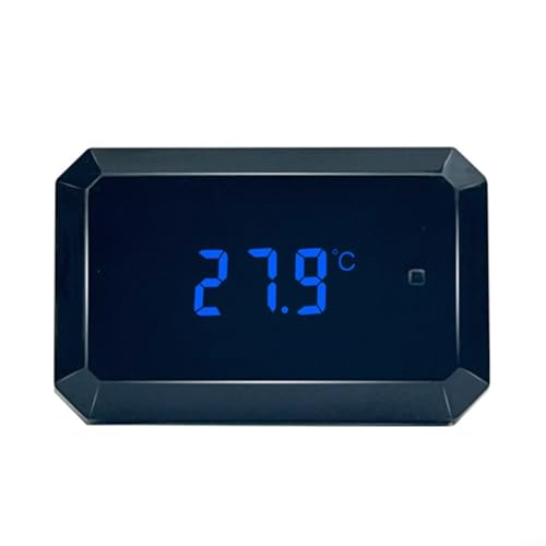 Puupaa Aquarium-Thermometer, kabellos, LED, digitales Aquarium-Thermometer mit Wassertemperaturanzeige, Touch-Display für kleine und große Aquarien (℉) von Puupaa