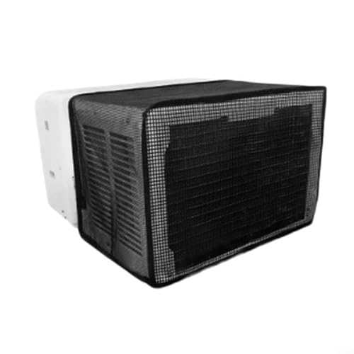 Puupaa Atmungsaktive AC-Mesh-Abdeckung für U-förmige Klimaanlagen, schützender wetterbeständiger Staubschutz, energieeffizienter Heimbüro-Einsatz (schwarz) von Puupaa