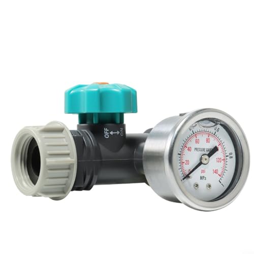 Puupaa Automatischer Wasserdruckregler Steuerventil Kupfer ABS Gartenbewässerungssystem Durchflussreduzierer Sprinkler Druckeinstellung für Landwirtschaft Pflanzen Rasen von Puupaa