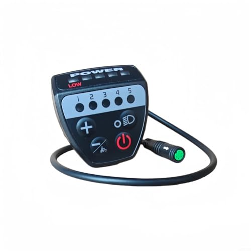 Puupaa Elektrisches Display für Bafang Antriebsmotormodelle BBS01 BBS02 M400 M620 kompatibel mit G340 BBS03 BBS01B BBS02BM400 M420 LED-Display UART Protokoll von Puupaa