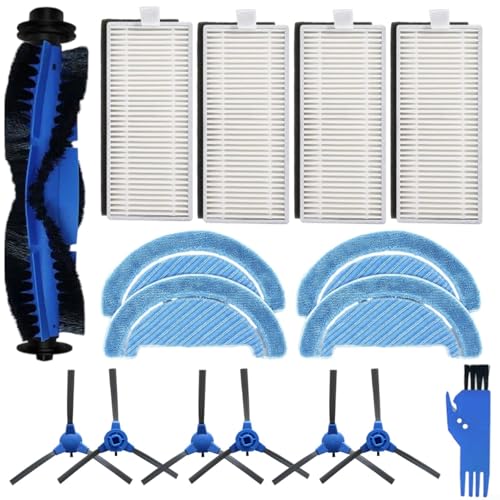 Puupaa Ersatzteile für Conga 1099/1990 Connected Saugroboter, Zubehör 1 Hauptbürste, 6 Seitenbürste, 4 Wischtuch, 4 Filter Puupaa Ersatzteile für Conga 1099/1990 Connected Saugroboter, Zubehör 1 Hauptbürste, 6 Seitenbürste, 4 Wischtuch, 4 Filter von Puupaa