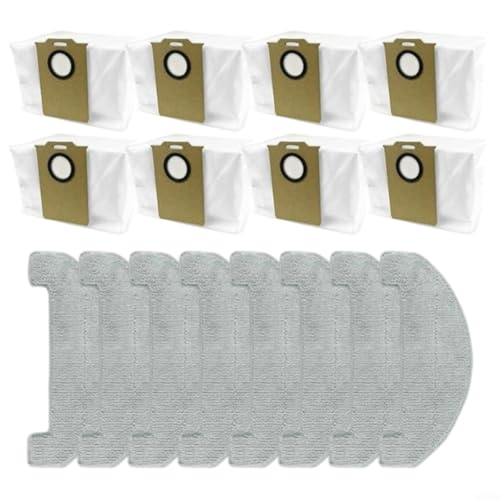 Puupaa Ersatzteile für MONSGA MR1 Roboterstaubsauger, Zubehör Hauptbürste, 8 Wischtuch, 8 Staubbeutel Puupaa Ersatzteile für MONSGA MR1 Roboterstaubsauger, Zubehör Hauptbürste, 8 Wischtuch, 8 Staubbeutel von Puupaa