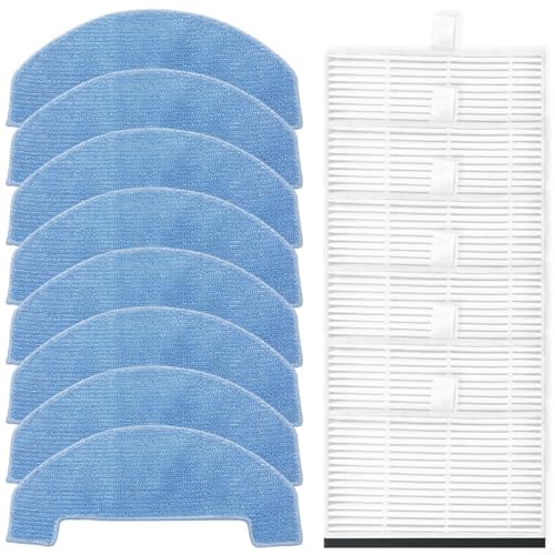 Puupaa Ersatzteile für Ultenic D10 Saugroboter, Zubehör 8 Filter, 6 Wischtuch von Puupaa