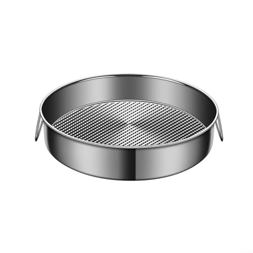 Puupaa Runde Backform aus Edelstahl, 24–32 cm, antihaftbeschichtet, vielseitiges Dampfblech für Käsekuchen, Quiches, tiefe Pizzas, Ofen und Gefrierschrank (26 cm) von Puupaa