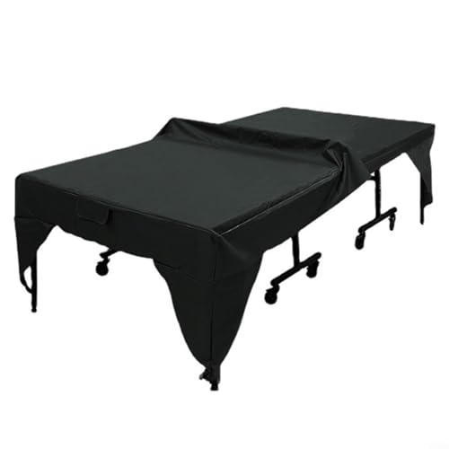 Puupaa Strapazierfähige Tischtennis-Abdeckung, wetterbeständig, Schutzschild für Tischtennisplatte, schwarz (280 x 153 x 73 cm) von Puupaa