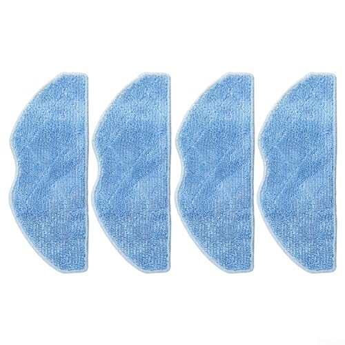 Waschbare Wischmopp-Pads für MEDION X10 SW Staubsauger-Ersatzteile (4 Stück) von Puupaa