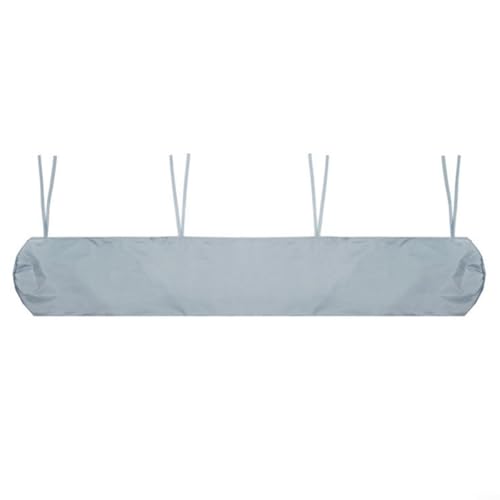 Puupaa Wasserdichte Terrassenmarkisenabdeckung, Outdoor-Aufbewahrung, Schutztasche für Garten, Sonnenschutz, Regenschutz, Sonnenschutzüberdachung, Oxford-Stoff, Silber (3,5 m) von Puupaa