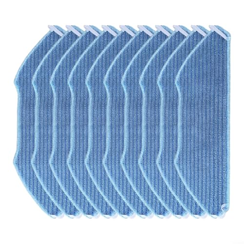 Puupaa Wischmopp-Pads für Lefant M1 / M2 / M2 Pro / M2S / M2S Pro / M2 Plus / U180 / für OKP K8 Roboter-Staubsauger-Ersatzteile, waschbares und wiederverwendbares Wischtuch (10 Stück) von Puupaa