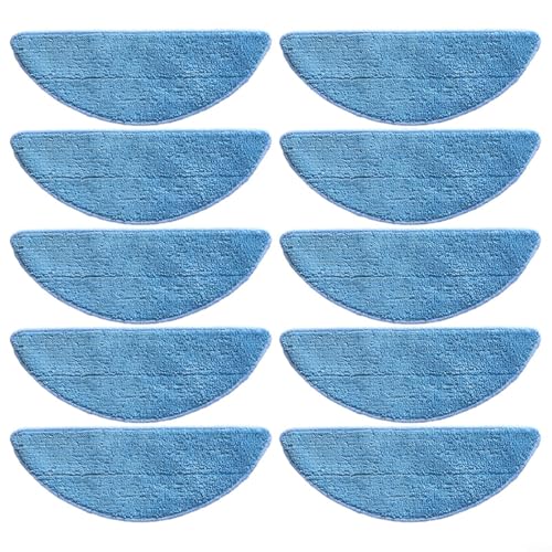 Wischtücher Ersatz für Tesvor M2 Roboter-Staubsauger, Mikrofaser-Reinigungstücher, Wischmopp-Pads, Mopp-Matte, Ersatzteile (10 Stück) von Puupaa