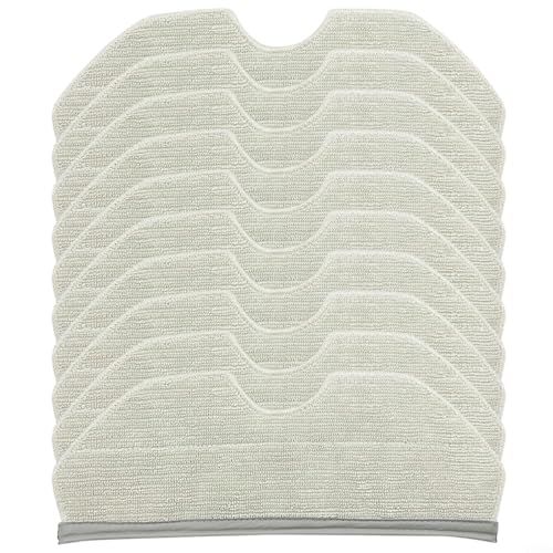 Puupaa Wischtücher-Zubehör-Set für Narwal/für Freo X Plus/K1 Roboter-Staubsauger, Ersatz-Mikrofaser-Tuch, Wischmopp für Pads, Ersatz-Set (10 Stück) von Puupaa