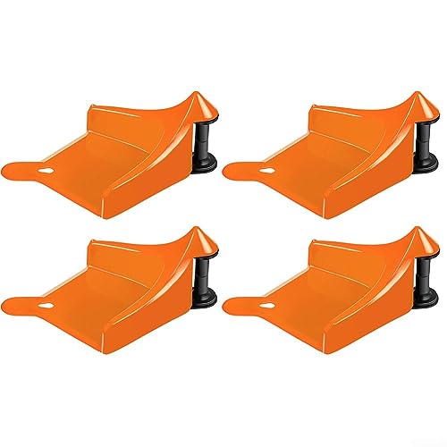 Reifenkeil-Schlauchführungen für Autowäsche, Antipinch-Werkzeug, um Schläuche an Ort und Stelle zu halten (orange) von Puupaa