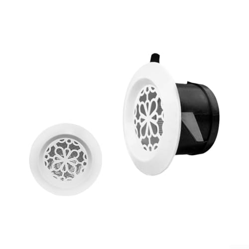 Runder Deckenlüfter mit verstellbarem Design zur Steuerung des Luftstroms in Ihrem Zuhause oder Büro (75 mm) von Puupaa