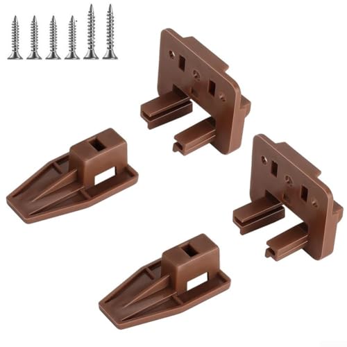 Schiebemechanismus mit unserem Schubladenführungsset, perfekt zum Umrüsten von Kleiderschränken und Kommoden (2er-Set) von Puupaa