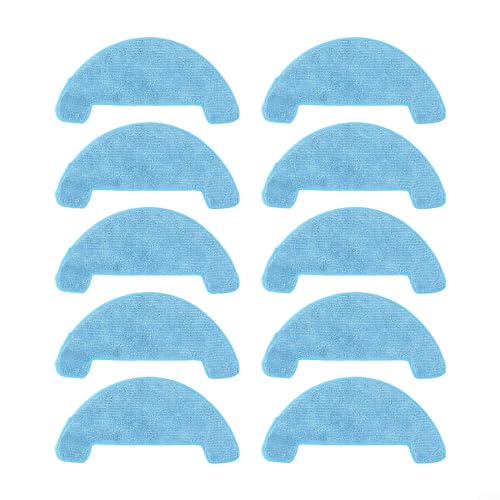 Wischmopp-Pads für Cecotec für Conga 2299 Ultra Home für X-Treme Saugroboter, waschbar, wiederverwendbar, Ersatzzubehör (10 Stück), 226B3RZYIB770BZDW7TV5509S05 von Puupaa