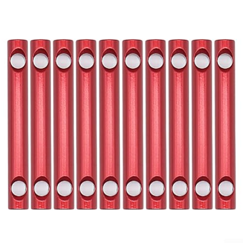 Zeltseilbefestigungen aus Aluminiumlegierung, ideal für Vordach und Markise, Rot, 10 Stück Zeltseilbefestigungen aus Aluminiumlegierung, ideal für Vordach und Markise, Rot, 10 Stück von Puupaa
