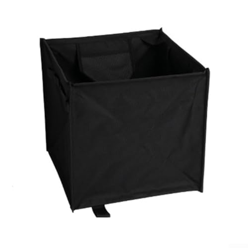 Zusammenklappbarer Mehrzweckkorb mit Bodennagelbefestigungsschnalle, windabweisendes Design (schwarz) von Puupaa