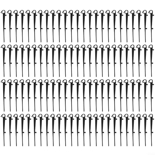 für Puupaa Universal-Dachrinnenschutz-Clips, Laubschutz-Befestigungsclips, Dachrinnenbürsten-Clips, Netz-Clips, Befestigungsclips, Dachrinnenhaken, 150 mm (100 Stück) von Puupaa
