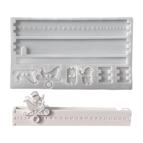 Puwaiio Adventskalender Silikonform - Festive Silikonformen Für Weihnachtsschmuck | Bastelset Für Gips Seife Kerze Schokolade Anfänger Und Enthusiasten Puwaiio Adventskalender Silikonform - Festive Silikonformen Für Weihnachtsschmuck | Bastelset Für Gips Seife Kerze Schokolade Anfänger Und Enthusiasten von Puwaiio