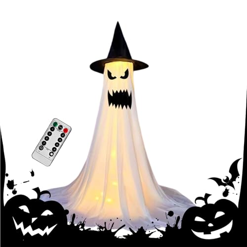 Puwaiio Halloween Geist Deko Für Außenbereich - Leuchtende Geister-Dekoration Für Garten Und Außenbereich,Horrorszene Requisite Saisonale Schmuck Für Hausbesitzer Veranstalter Kinder Eltern Puwaiio Halloween Geist Deko Für Außenbereich - Leuchtende Geister-Dekoration Für Garten Und Außenbereich,Horrorszene Requisite Saisonale Schmuck Für Hausbesitzer Veranstalter Kinder Eltern von Puwaiio