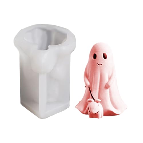 Puwaiio Kerzenform | Halloween Silikonformen Für Kerzenherstellung | Antihaft Deko für Gips Fondant Ton Geburtstagsparty Kinder Erene Schule Ferien Aromatherapie Festival von Puwaiio