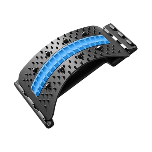 Rückenstrecker - Verstellbarer Rückenstrecker Mit Magneten, 3 Einstellmöglichkeiten, Tragbares Lordosenstützbrett, Lumbalstütze Brett Für Positionskorrektur Rückenschmerzen Linderung von Puwaiio