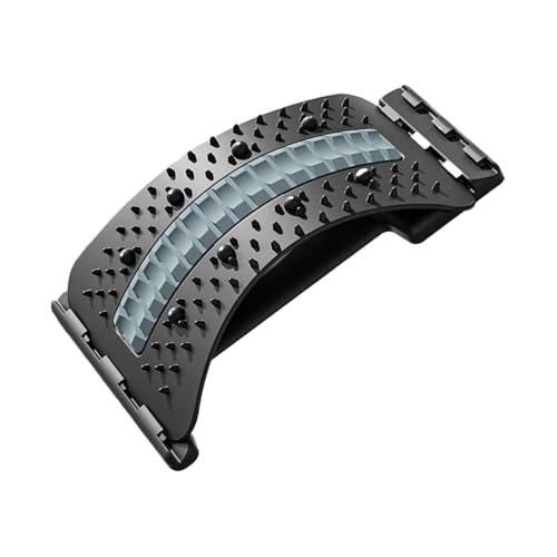 Rückenstrecker - Verstellbarer Rückenstrecker Mit Magneten, 3 Einstellmöglichkeiten, Tragbares Lordosenstützbrett, Lumbalstütze Brett Für Positionskorrektur Rückenschmerzen Linderung von Puwaiio