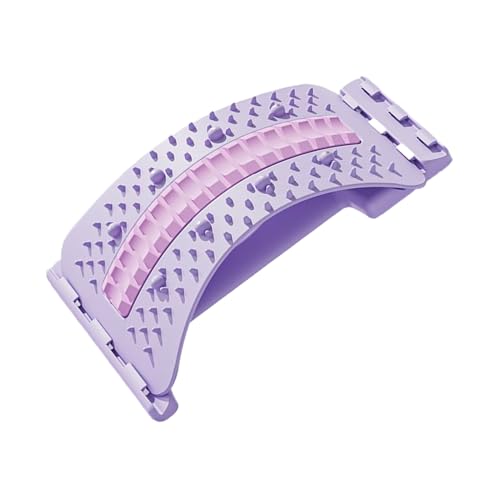 Rückenstrecker - Verstellbarer Rückenstrecker Mit Magneten, 3 Einstellmöglichkeiten, Tragbares Lordosenstützbrett, Lumbalstütze Brett Für Positionskorrektur Rückenschmerzen Linderung von Puwaiio