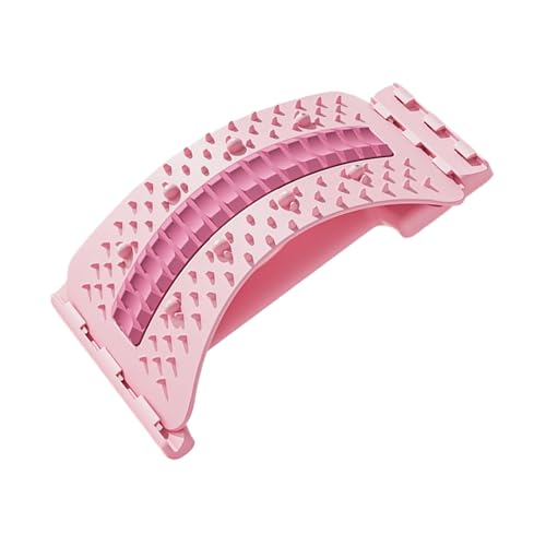 Rückenstrecker - Verstellbarer Rückenstrecker Mit Magneten, 3 Einstellmöglichkeiten, Tragbares Lordosenstützbrett, Lumbalstütze Brett Für Positionskorrektur Rückenschmerzen Linderung von Puwaiio