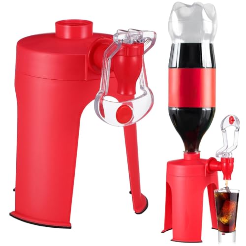 Sodaspender, Kreativer Handdruck-Getränkeautomat Mit Kohlensäurehaltiger Flasche, Umgedrehter Zapfhahn, Cola-Getränkespender, Kohlensäurehaltiger Soft-Soda-Spender Für Alle Flaschengetränke von Puwaiio