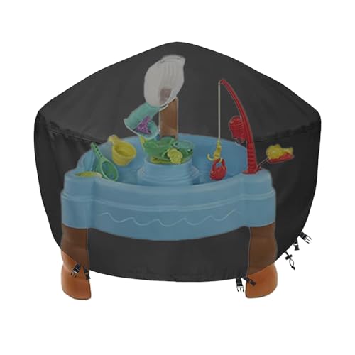 Wassertisch-Abdeckung Für Kinder, 210D Wasserdicht, Staubdicht, Anti-UV-Outdoor-Spielzeugabdeckung, Runde Wassertisch-Abdeckung, Oxford-Stoffschutz, Spielzubehör Für Garten Und Hinterhof von Puwaiio