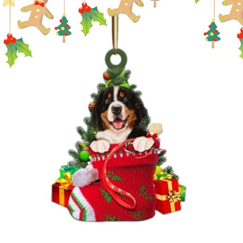 Weihnachtsbaumschmuck, 2D-Acryl-Weihnachtsbaumschmuck, Dekorativer Katzenanhänger, Süße Weihnachtsdeko Mit Haken, Hängeschild Für Party, Kamin, Fenster Und Wand Weihnachtsbaumschmuck, 2D-Acryl-Weihnachtsbaumschmuck, Dekorativer Katzenanhänger, Süße Weihnachtsdeko Mit Haken, Hängeschild Für Party, Kamin, Fenster Und Wand von Puwaiio