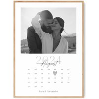 Personalisiertes Valentinstag Geschenk Für Ihn - Jahrestagsgeschenk Für Sie, Hochzeitsdatum, Hochzeitsgeschenk, Valentinstagsgeschenk von Puyemine