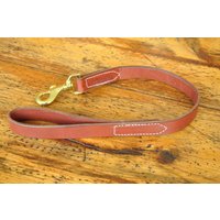 Leder Hundeleine 24 Zoll Mit Gratis Personalisierung Handarbeit von Puzzimals