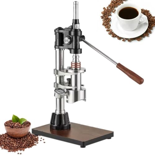 Pveanns Tragbare Handpress-Kaffeemaschine, manuelle Espressomaschine, Manometer, 100 ml Wassertankkapazität/Extraktionsdruck 1–16 bar, leicht zu reinigen für Cappuccino und Latte Pveanns Tragbare Handpress-Kaffeemaschine, manuelle Espressomaschine, Manometer, 100 ml Wassertankkapazität/Extraktionsdruck 1–16 bar, leicht zu reinigen für Cappuccino und Latte von Pveanns