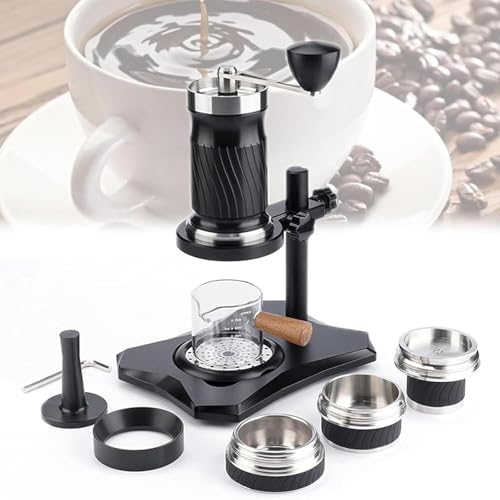 Pveanns Tragbare Kaffeemaschine mit variablem Druck, handbetriebene Espressomaschine, 100 ml Wassertankkapazität und einstellbare Wassertemperatur für Reisen im Freien Pveanns Tragbare Kaffeemaschine mit variablem Druck, handbetriebene Espressomaschine, 100 ml Wassertankkapazität und einstellbare Wassertemperatur für Reisen im Freien von Pveanns
