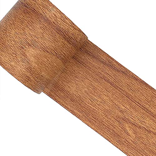 Reparatur-Klebeband Holztapete Selbstklebende Folie Holzkontaktpapier Holz-Tapete Abziehen und Aufkleben, abnehmbares Klebeband für Zuhause,Tür,Boden,Tisch und Stühle,5,7 cm x 4.57 m schokoladen von Pveath