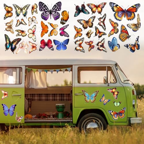 59 PCS Autoaufkleber,Schmetterling Auto Aufkleber Aufkleber,Auto Dekorationen Zubehör Car Sticker Deko Vinyl Wandaufkleber Fenster Aufkleber für Geländewagen Wohnmobil Karosserie Seitentür Kofferraum 59 PCS Autoaufkleber,Schmetterling Auto Aufkleber Aufkleber,Auto Dekorationen Zubehör Car Sticker Deko Vinyl Wandaufkleber Fenster Aufkleber für Geländewagen Wohnmobil Karosserie Seitentür Kofferraum von Pwsap