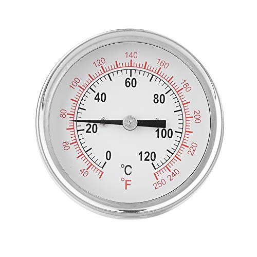 62 mm Thermometer, hochwertiges hitzebeständiges Ofenthermometer, Thermometer, sichere Empfindlichkeit für Grills von Pwshymi