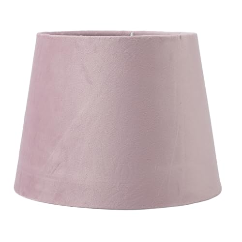 Lampenschirm aus Stoff, 16,5 Cm Durchmesser Oben, 21,5 Cm Durchmesser Unten, 16 Cm Höhe, Kleiner Lampenschirm E27 E14, Ideal für Tischlampen, Stehlampen, Handgefertigt aus (Lila) von Pwshymi