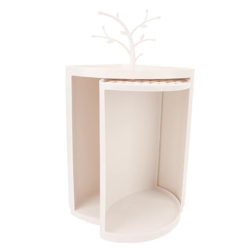 Pwshymi Arbeitsplatte Ecke Aufbewahrungsschrank 360 Grad Rotierende Eckschelfwand Montable Raumsparung mit Staubsicherem Design für Küchenbad Kosmetische Organisation Pwshymi Arbeitsplatte Ecke Aufbewahrungsschrank 360 Grad Rotierende Eckschelfwand Montable Raumsparung mit Staubsicherem Design für Küchenbad Kosmetische Organisation von Pwshymi