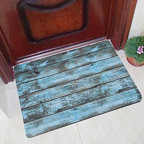 Pwshymi Rutschfeste Fußmatte, stabile und stilvolle Farbe für Balkon, Badewanne (Kuraki Querstreifen) von Pwshymi